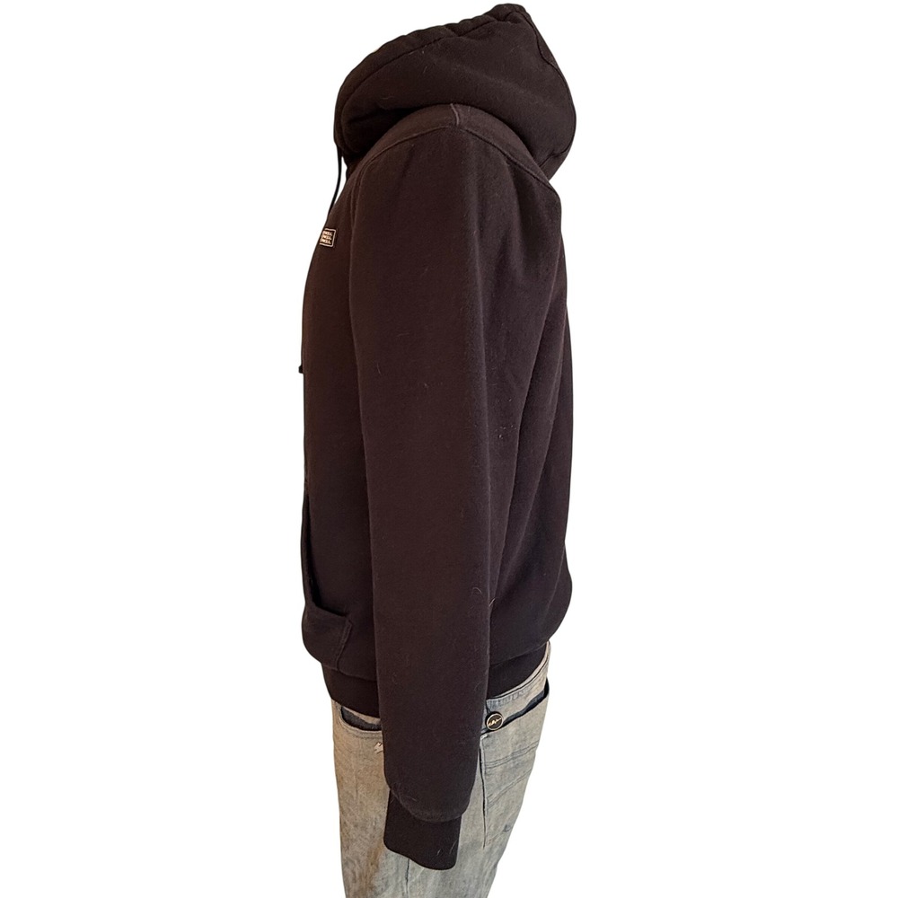 O'Neill Hoodie Men Medium Black Excellent Sherpa Lined Full Zip Surf Sweatshirt - Picture 7 of 13